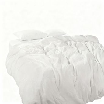 Pure Linen King Duvet Cover Set - Breathable, Soft, & Durable