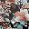 Black Floral Print