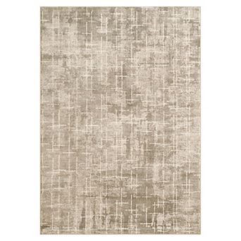 Modern Abstract Washable Rug Non-Slip Large Striped Accent Carpet