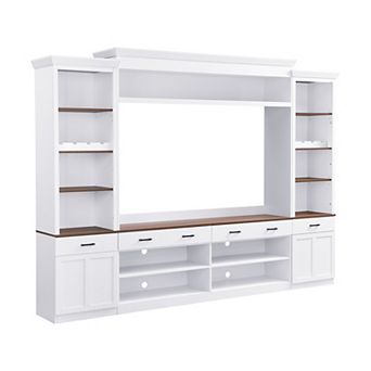 KWPZQEB American Style Entertainment Center for TVs Up to 70", Media Console for Living Room
