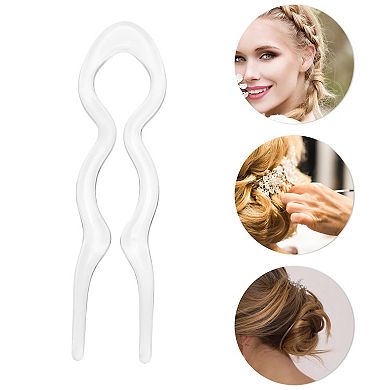 4.72"x0.98" Cute U-shaped Hair Pin for Women 1 Pc