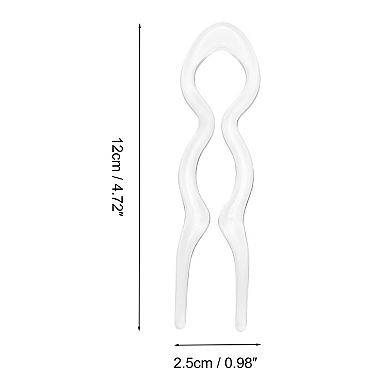 4.72"x0.98" Cute U-shaped Hair Pin for Women 1 Pc