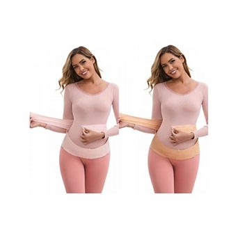 2 Packs Women's Lace Cozy Maternity Belly Bands Pregnancy Slimming Waist Abdomen Support Belts