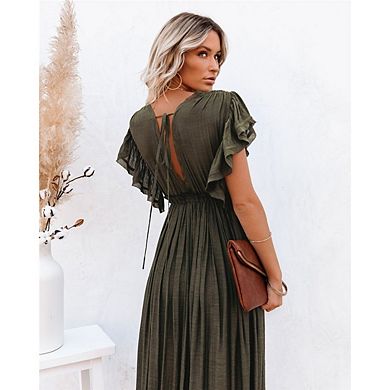 Womens Casual Short Sleeve Long Swimsuit Beach Cover Ups