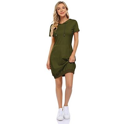 loose sweatshirt dress Baggy Sweatshirt Dress in Pink