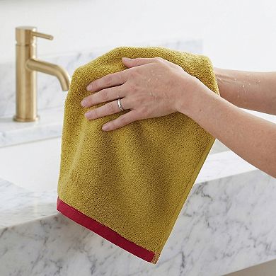 2 Pack Cotton Soft Hand Towels Solid Absorbent Durable Hand Towel for Bathroom Gym Kitchen 13"x29"