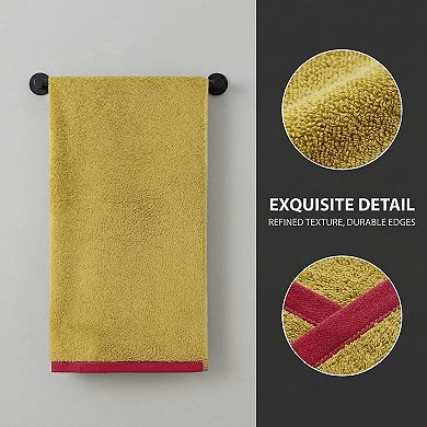 2 Pack Cotton Soft Hand Towels Solid Absorbent Durable Hand Towel for Bathroom Gym Kitchen 13"x29"