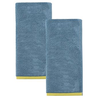 2 Pack Cotton Soft Hand Towels Solid Absorbent Durable Hand Towel for Bathroom Gym Kitchen 13"x29"