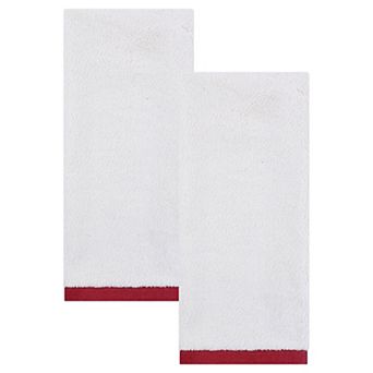 2 Pack Cotton Soft Hand Towels Solid Absorbent Durable Hand Towel for Bathroom Gym Kitchen 13"x29"