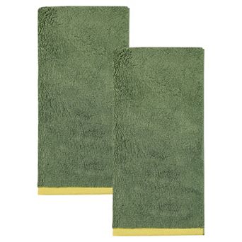 2 Pack Cotton Soft Hand Towels Solid Absorbent Durable Hand Towel for Bathroom Gym Kitchen 13"x29"