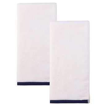 2 Pack Cotton Soft Hand Towels Solid Absorbent Durable Hand Towel for Bathroom Gym Kitchen 13"x29"