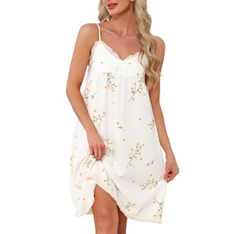 Women's Lace Nightgown Spaghetti Strap Cami Sleeveless Sleepwear Sleep Dress