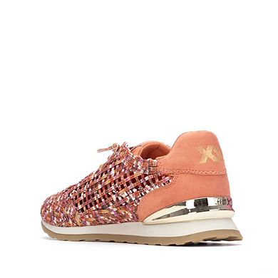 XTI Women's Mesh Lace Up Sneakers 145196