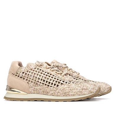 XTI Women's Mesh Lace Up Sneakers 145196