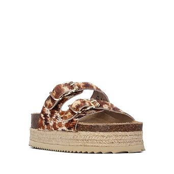 Women's Refresh Collection Double Strap Buckle Flat Sandals 175013