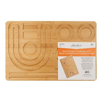 John Bead 43x28.5x1cm Bamboo Wood Jewelry Combo Beading Board