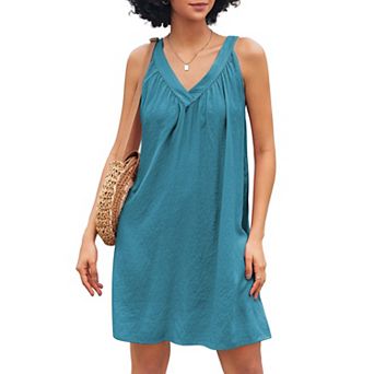 Ekouaer Nightgown for Women Sleeveless Sleepwear