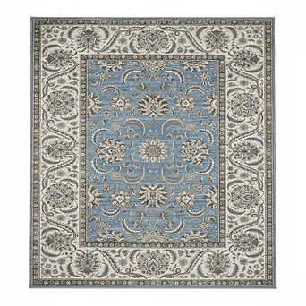 Machine Washable Area Rug with Non-Slip Backing for Living Room Dining Room Bedroom