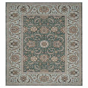 Machine Washable Area Rug with Non-Slip Backing for Living Room Dining Room Bedroom