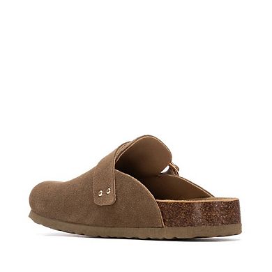 Women's Refresh Collection Suede Clog Mule Flats 175008