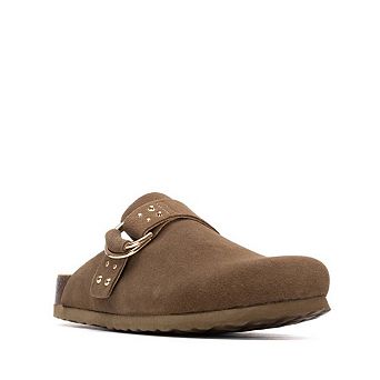 Women's Refresh Collection Suede Clog Mule Flats 175008