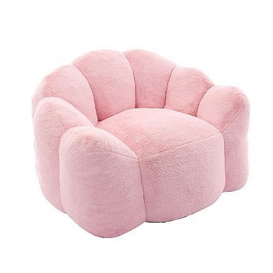 KWPZQEB Lotus Type Compression Bean Bag Chair with pull ring, Lazy Sofa Chair for Living Room