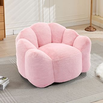 KWPZQEB Lotus Type Compression Bean Bag Chair with pull ring, Lazy Sofa Chair for Living Room