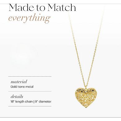 KSIZUIS Heart Pendant Necklace for Women - 18" Lightweight Elegant Chain, Gift-Ready