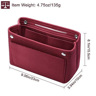 Felt Handbag Insert Organizer
