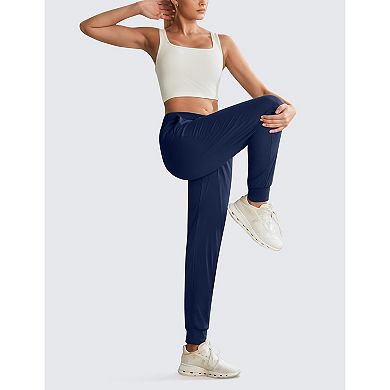 Pinspark Women's Stretch Athletic Joggers Lightweight Running Sweatpants with Pockets