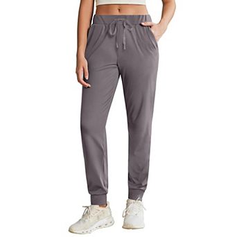 Pinspark Women's Stretch Athletic Joggers Lightweight Running Sweatpants with Pockets