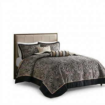 Jacquard Bedspread Set with Throw Pillows