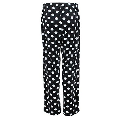 Weekending Women's Polka Dot Velour Pajama Pants