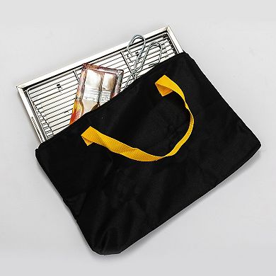 Foldable Portable Stainless Steel Charcoal BBQ Grill