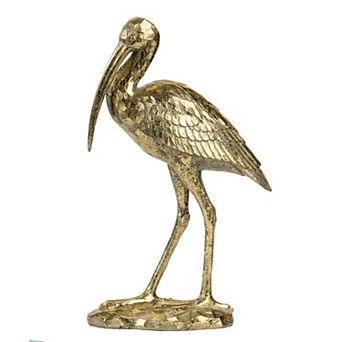 KWPZQEB Animal Statue Decor, Gold Finish