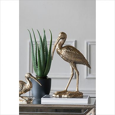 KWPZQEB Animal Statue Decor, Gold Finish