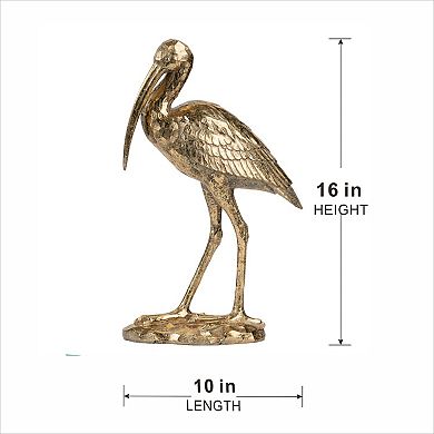 KWPZQEB Animal Statue Decor, Gold Finish