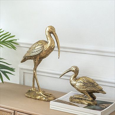 KWPZQEB Animal Statue Decor, Gold Finish