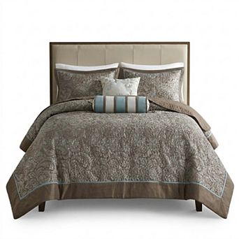 Jacquard Bedspread Set with Throw Pillows