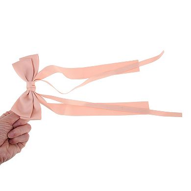 Bow Double Ribbon Duckbill Hair Clips for Home 1 Pc