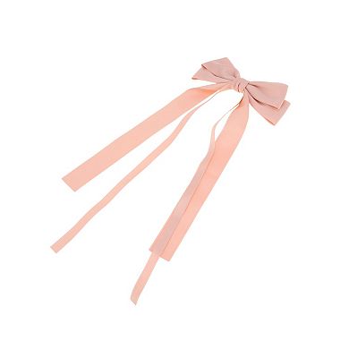 Bow Double Ribbon Duckbill Hair Clips for Home 1 Pc