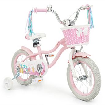 Girls Bicycle with Basket and Streamers 34 to 45 Inch Frame 110 Pound Seat Capacity
