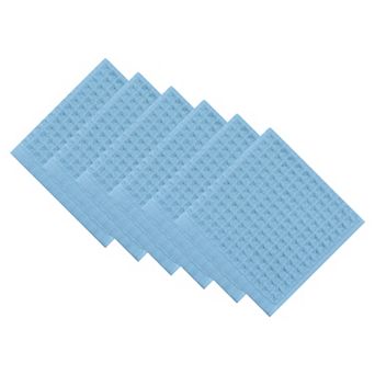 Cotton Waffle Washcloths, Soft Lint-Free Face Cloths for Bathroom Reusable Washcloth Set 13" x 13"