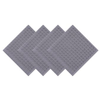 Cotton Waffle Washcloths, Soft Lint-Free Face Cloths for Bathroom Reusable Washcloth Set 13" x 13"
