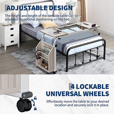 Overbed Table with Wheels
