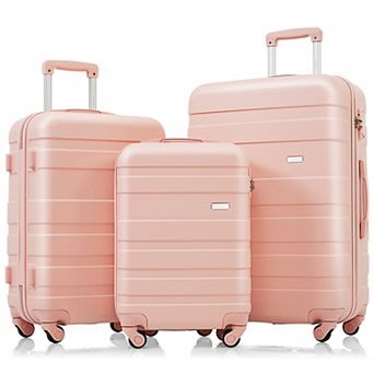 KWPZQEB New Model ABS Hardshel Luggage Set of 3, 20''24''28''