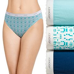 Womens Blue French-Cut Panties - Underwear, Clothing