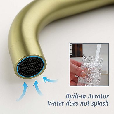 8 in. Widespread Double Handle Bathroom Faucet with Quick Connect Hose, Water Supply Hose