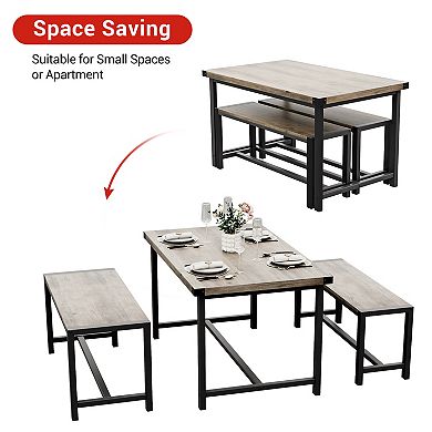 3 Piece Dining Table Set for 4