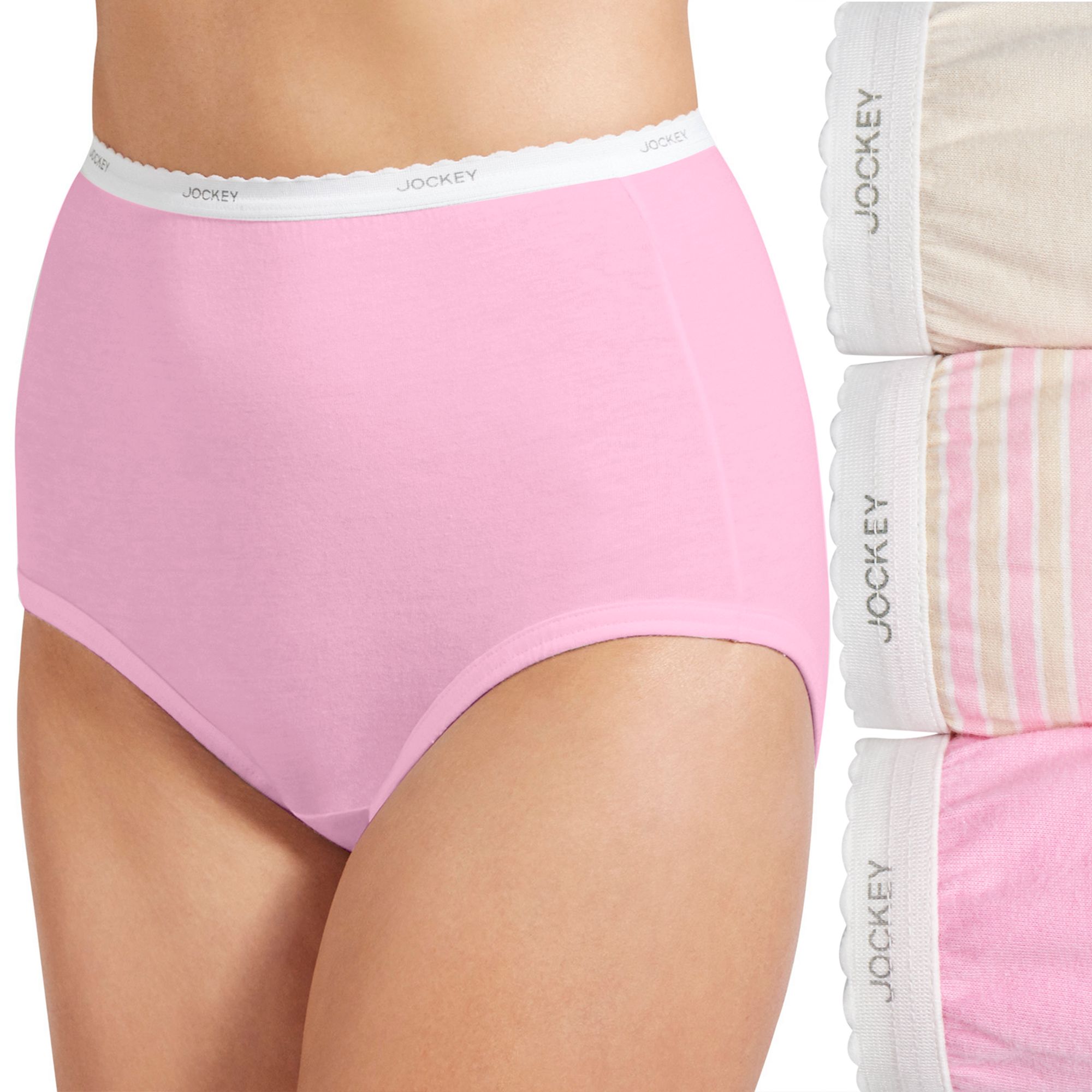 Plus Size Jockey® Classics 3-pk. Brief Panty Set 9483, Womens, Cosmetic